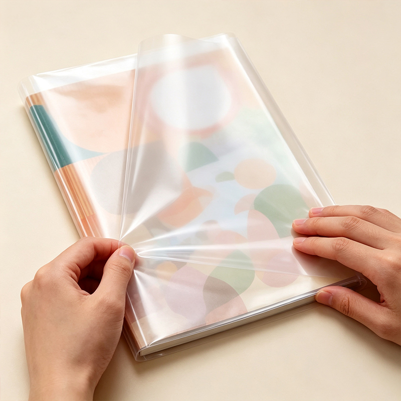 Filem Kulit Buku PVC Timbul Hiasan
